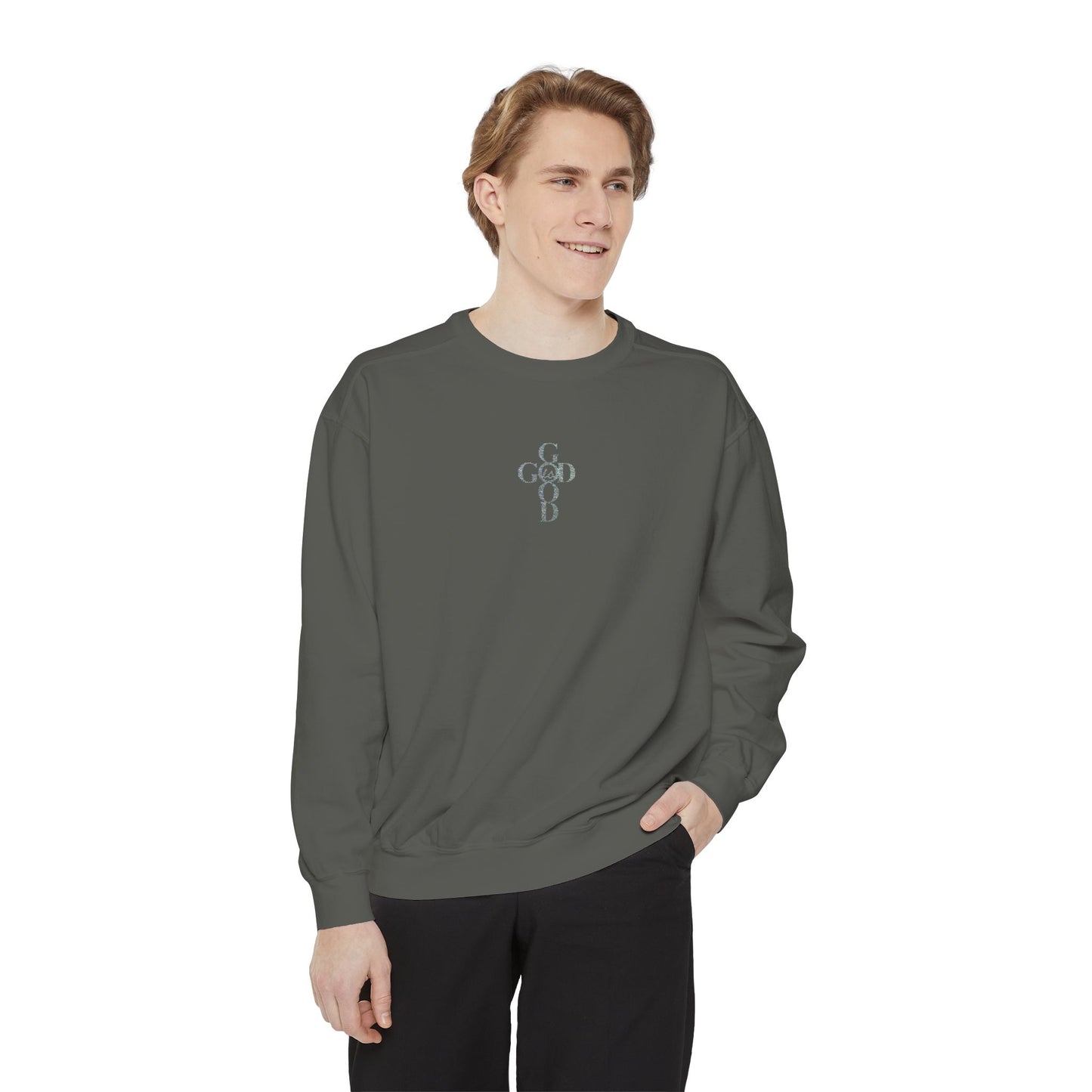 Cozy Sweatshirt  "God is Good"