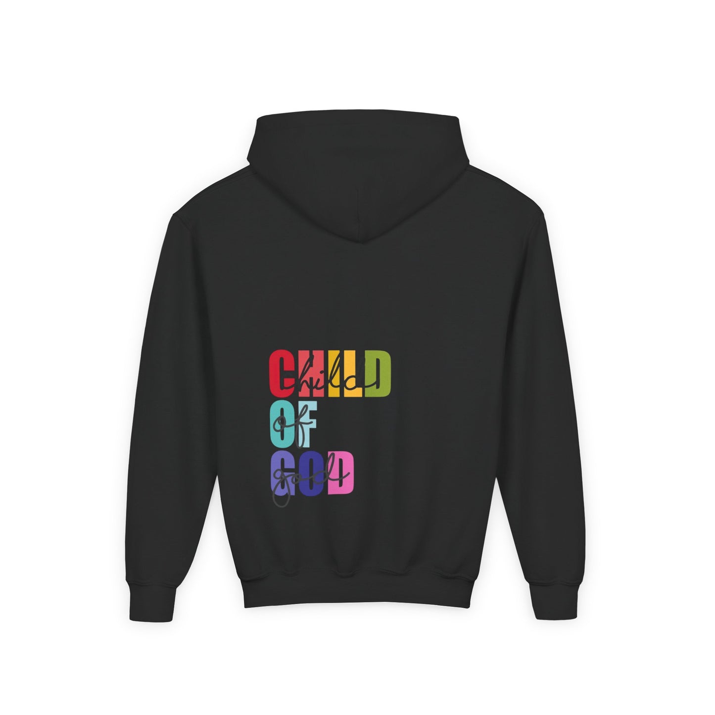 Colorful "Child of God" Youth Hoodie