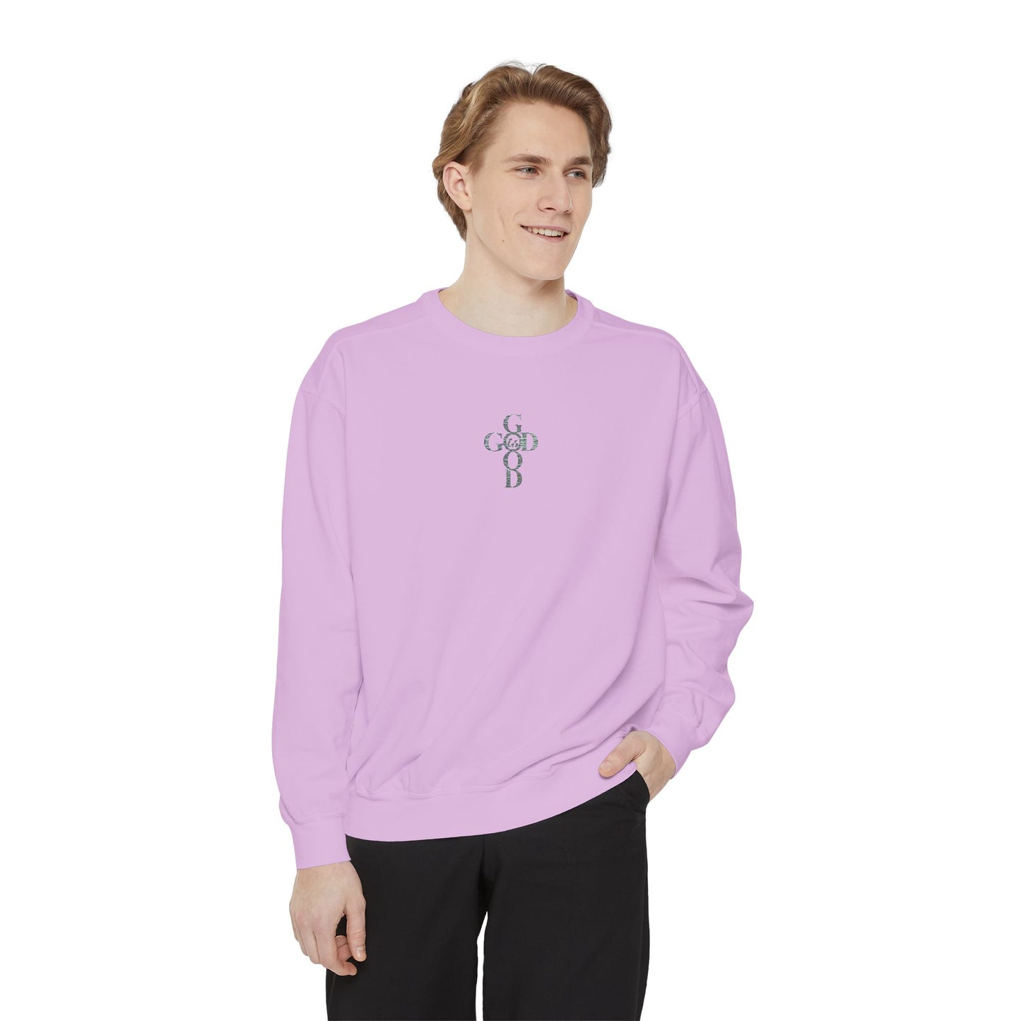 Cozy Sweatshirt  "God is Good"