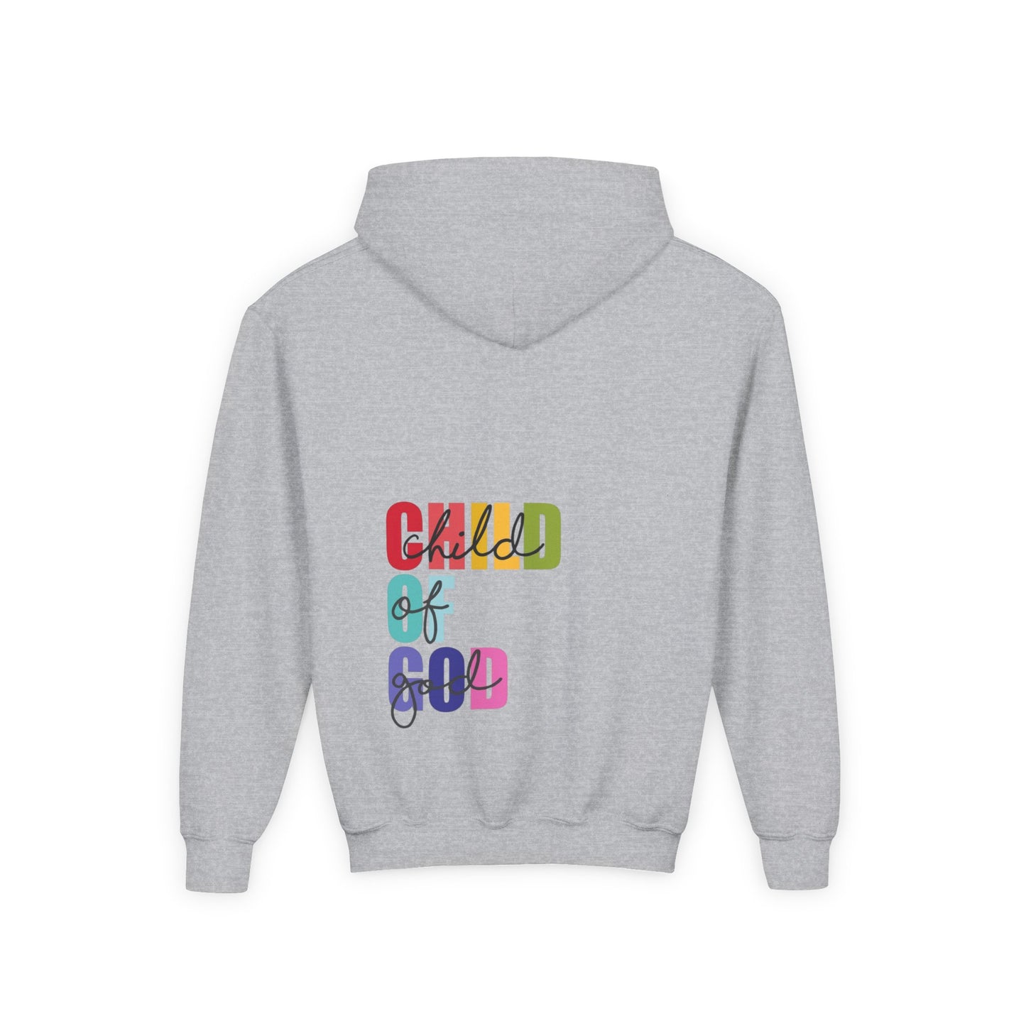 Colorful "Child of God" Youth Hoodie