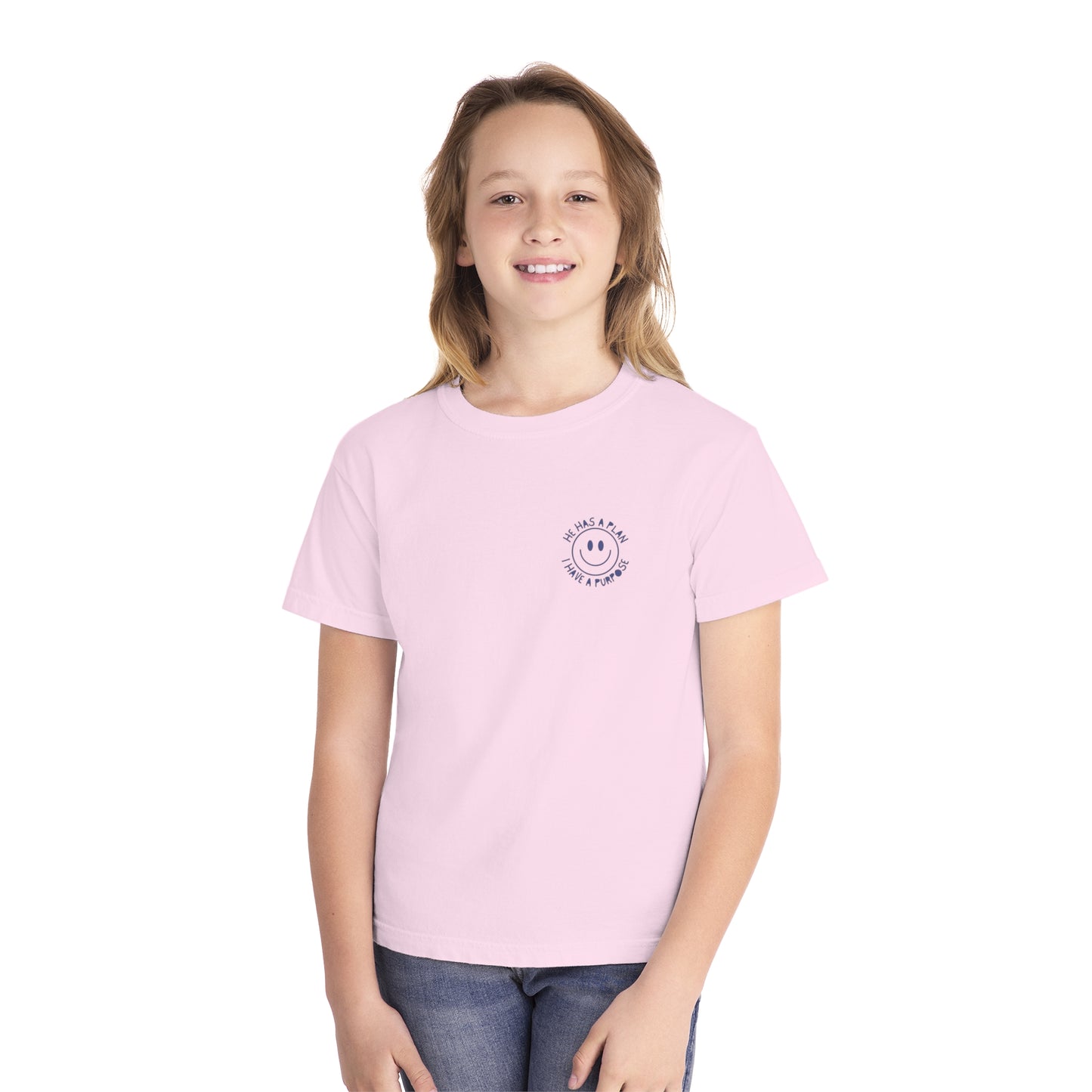 Youth Smiley Face Midweight Tee