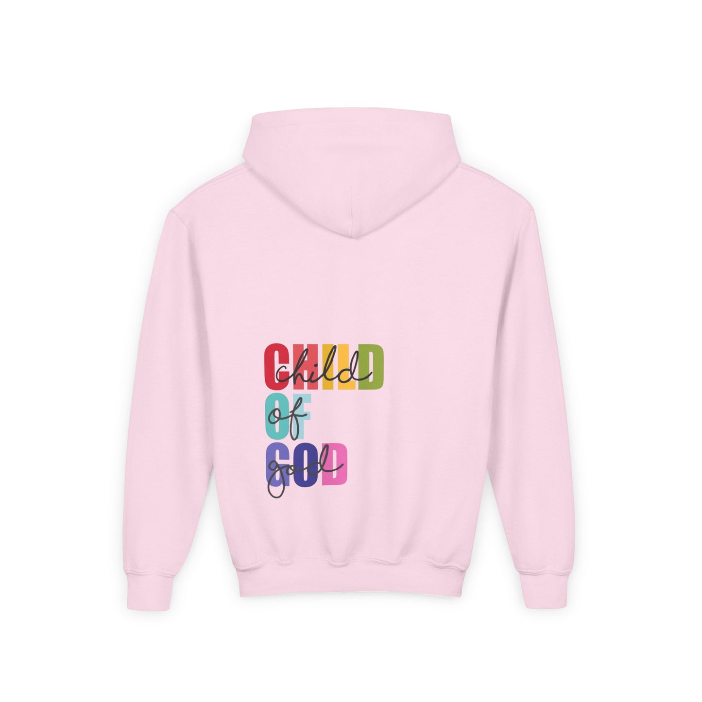 Colorful "Child of God" Youth Hoodie
