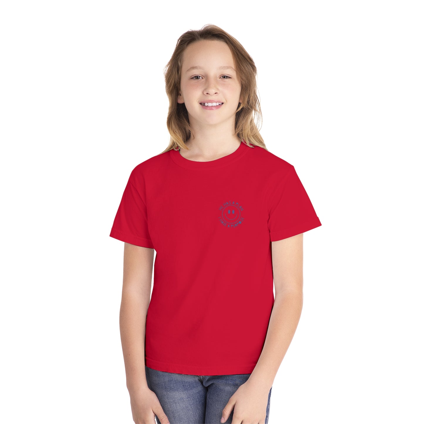 Youth Smiley Face Midweight Tee