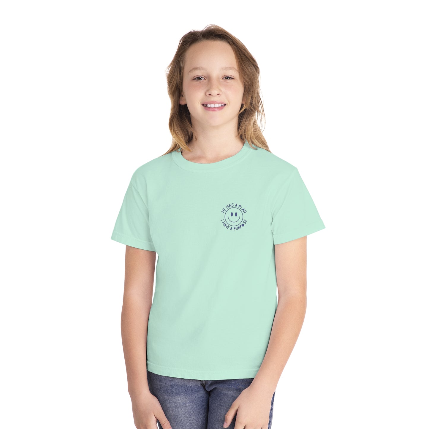Youth Smiley Face Midweight Tee