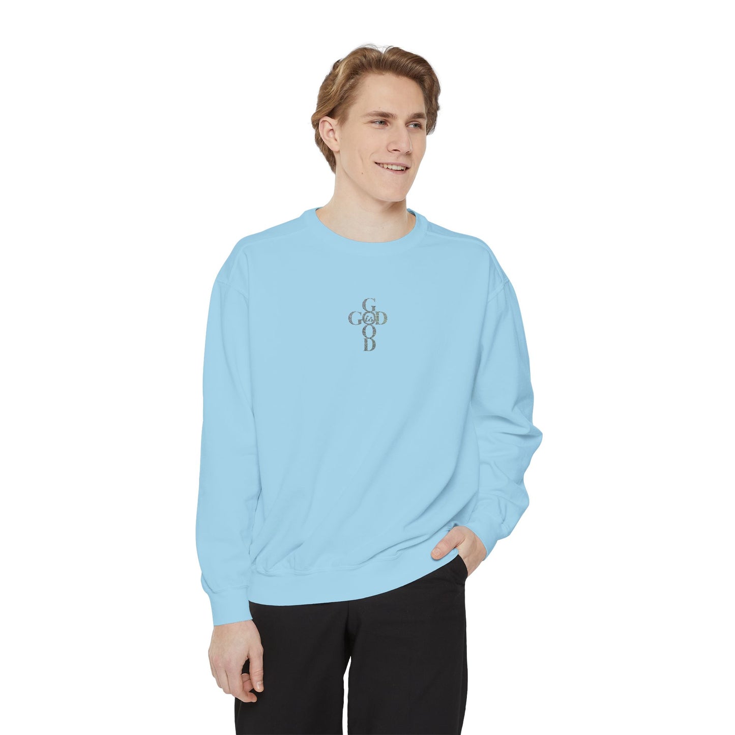 Cozy Sweatshirt  "God is Good"