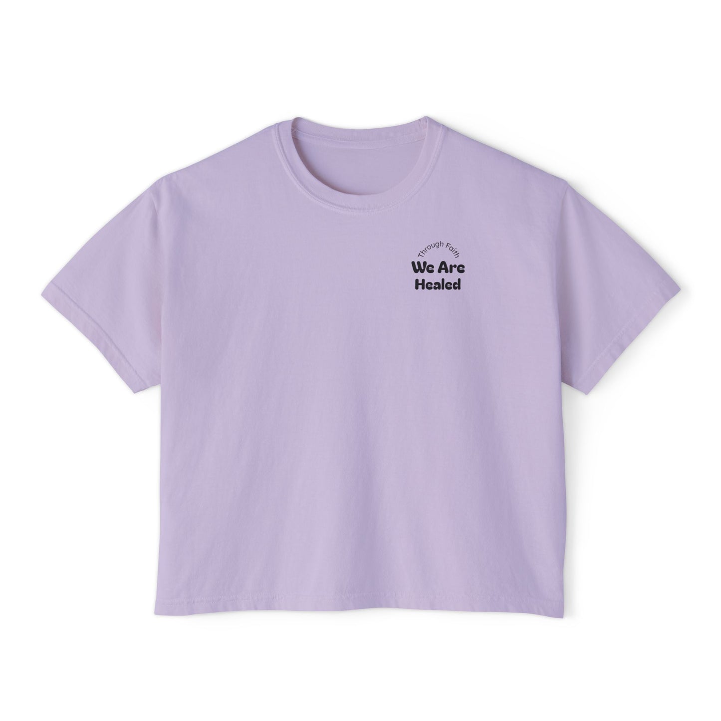 Women's Boxy "Faith" Tee
