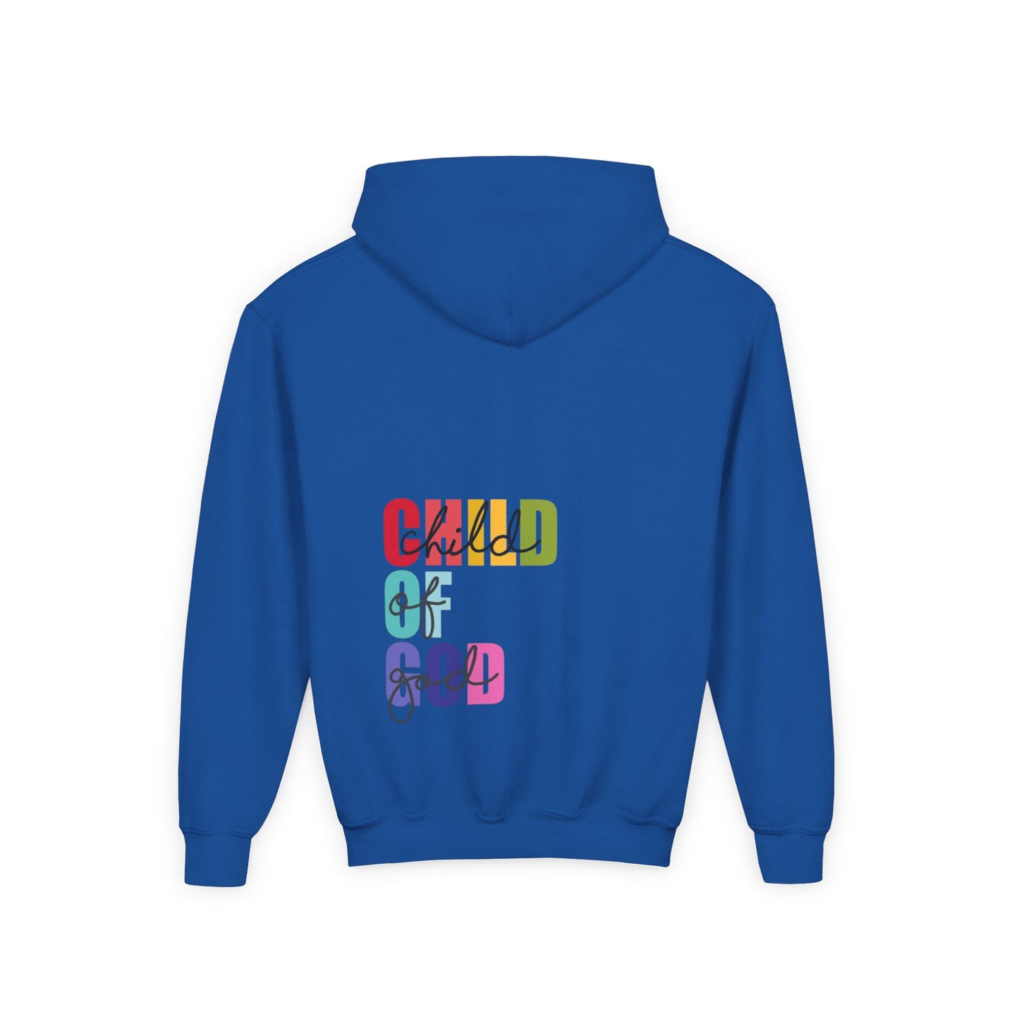 Colorful "Child of God" Youth Hoodie