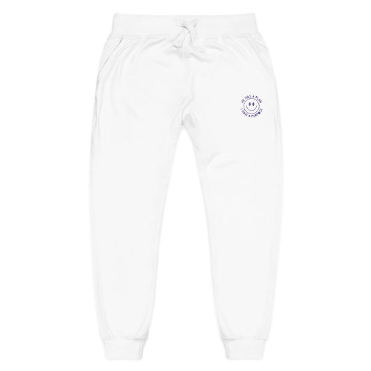 Cozy Embroidered "God has a plan" Fleece Sweatpants