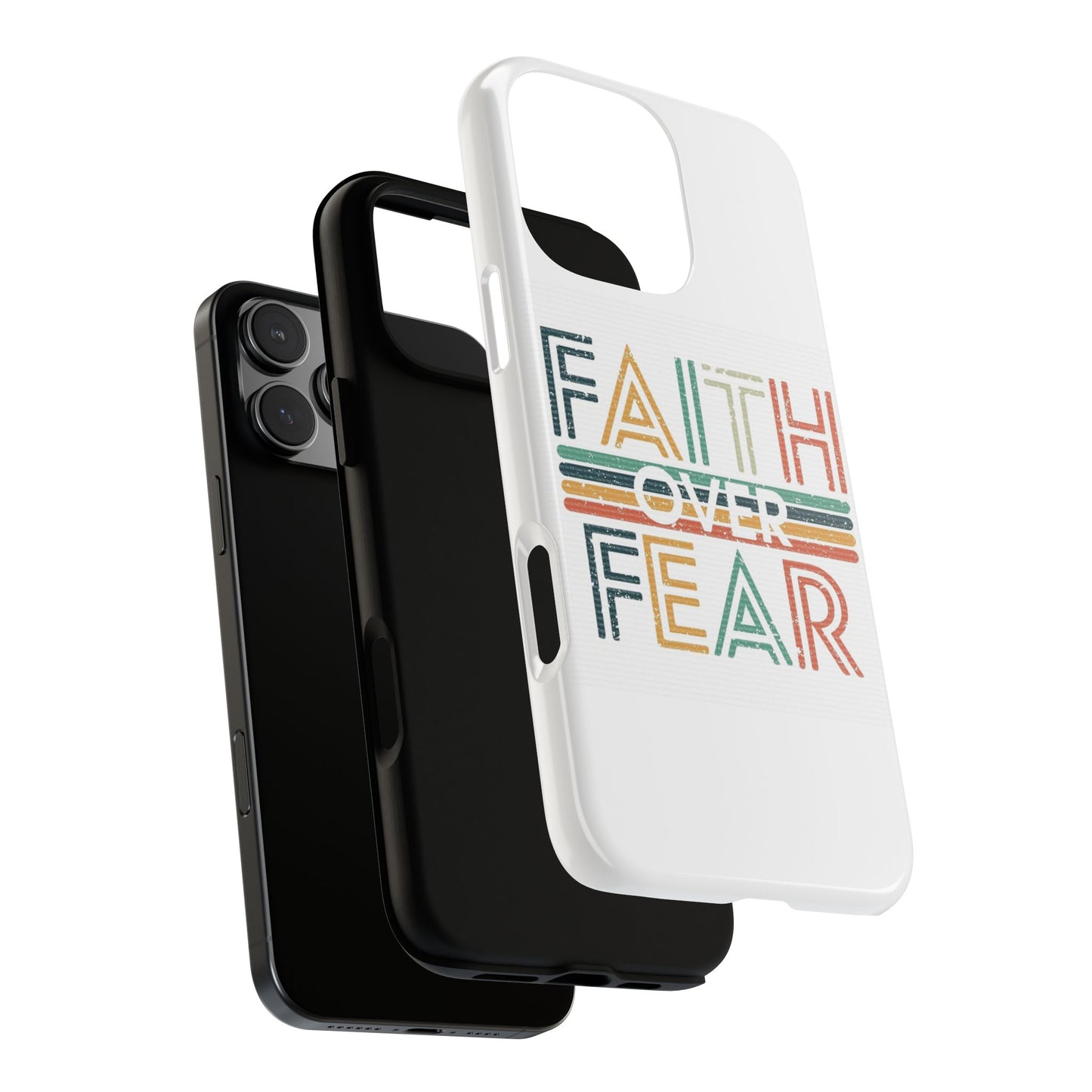 Faith Over Fear Phone Case, Tough Cases