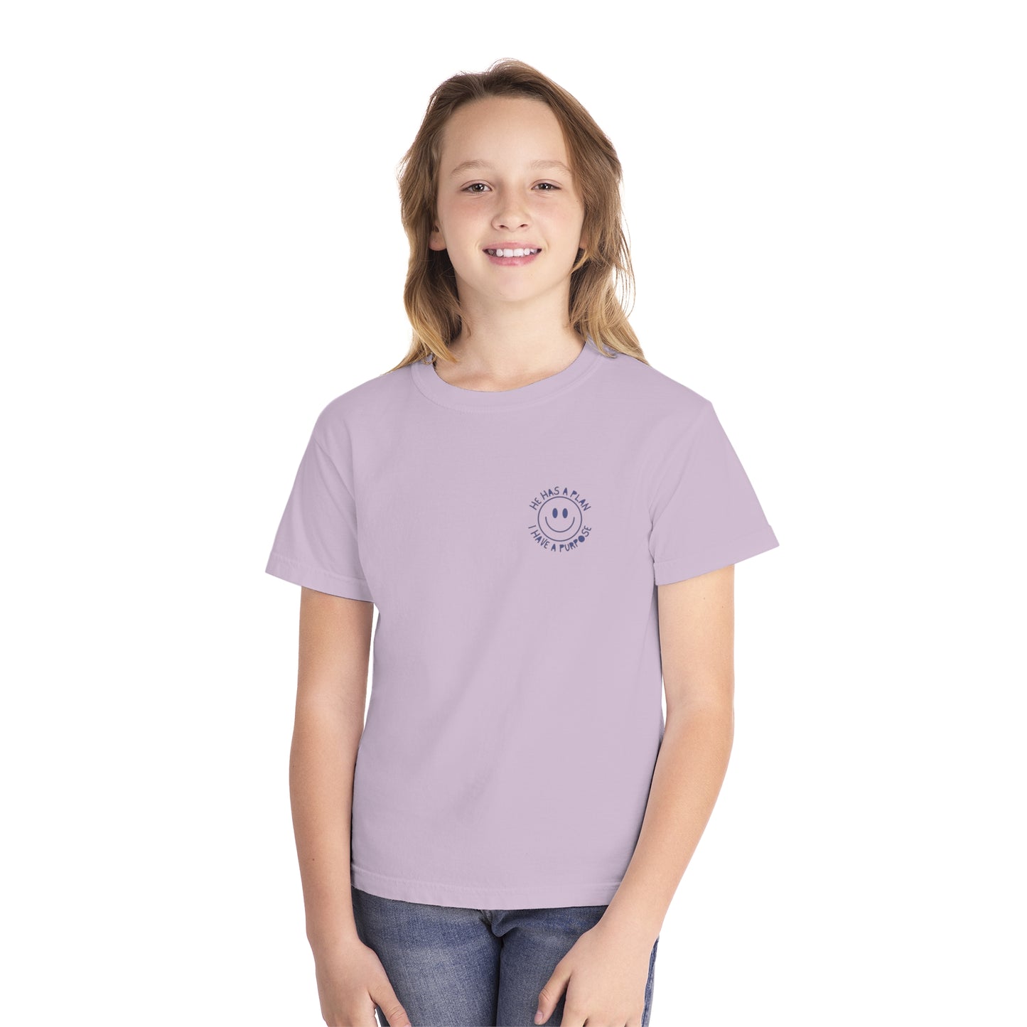 Youth Smiley Face Midweight Tee