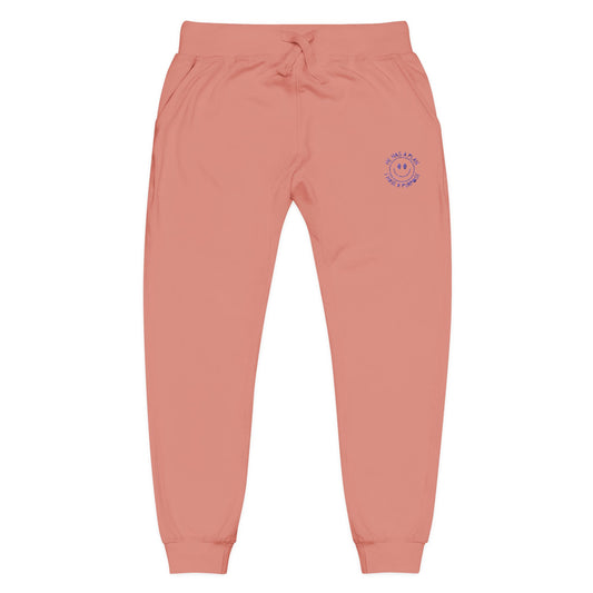 Cozy Embroidered "God has a plan" Fleece Sweatpants