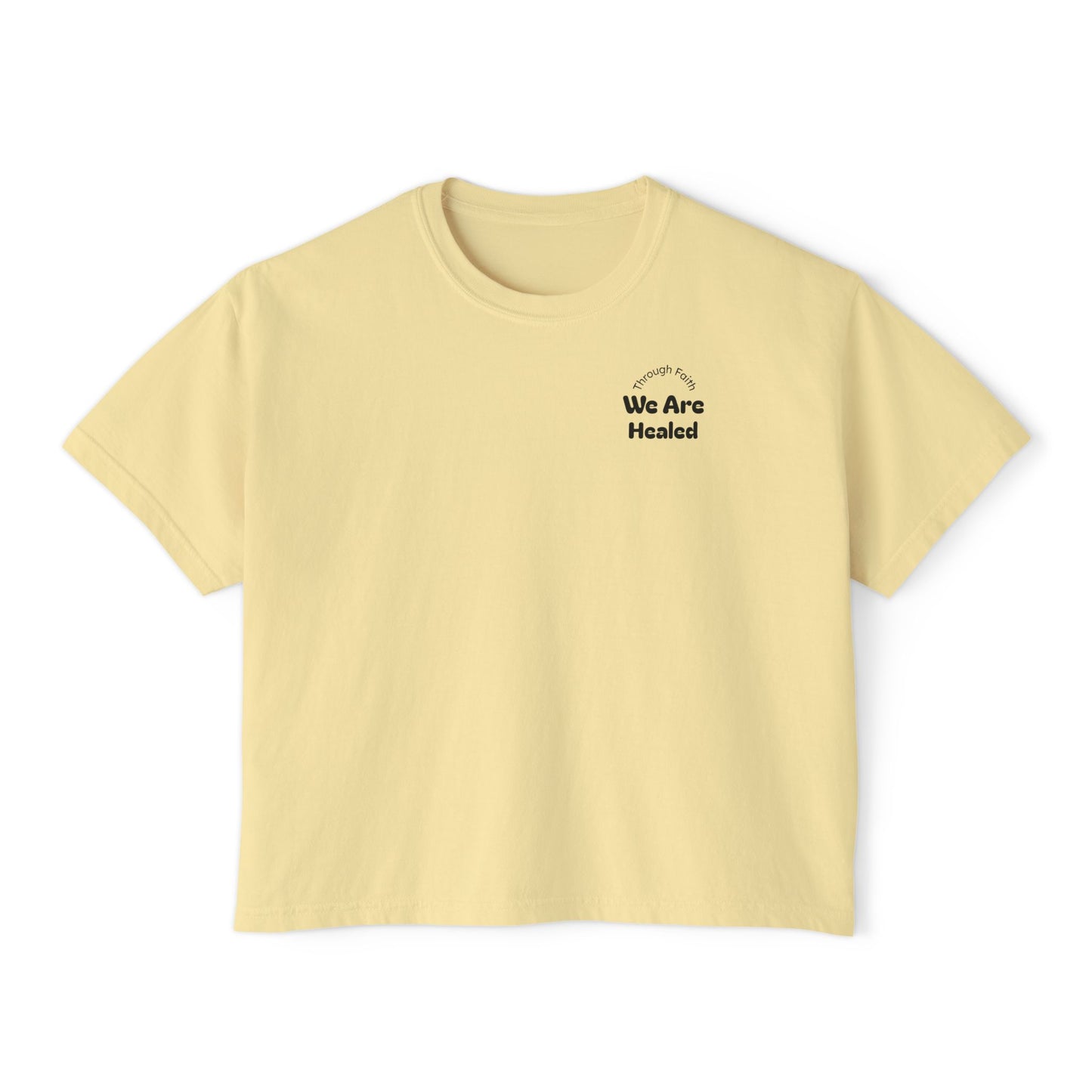 Women's Boxy "Faith" Tee