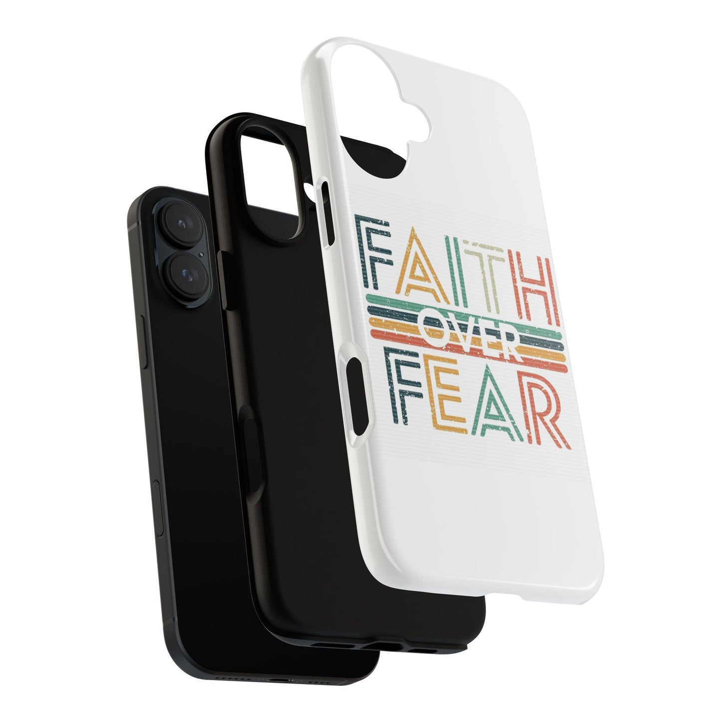 Faith Over Fear Phone Case, Tough Cases
