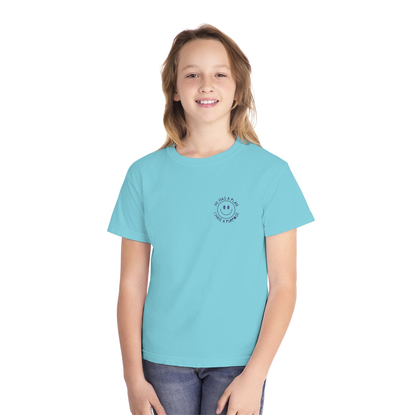 Youth Smiley Face Midweight Tee