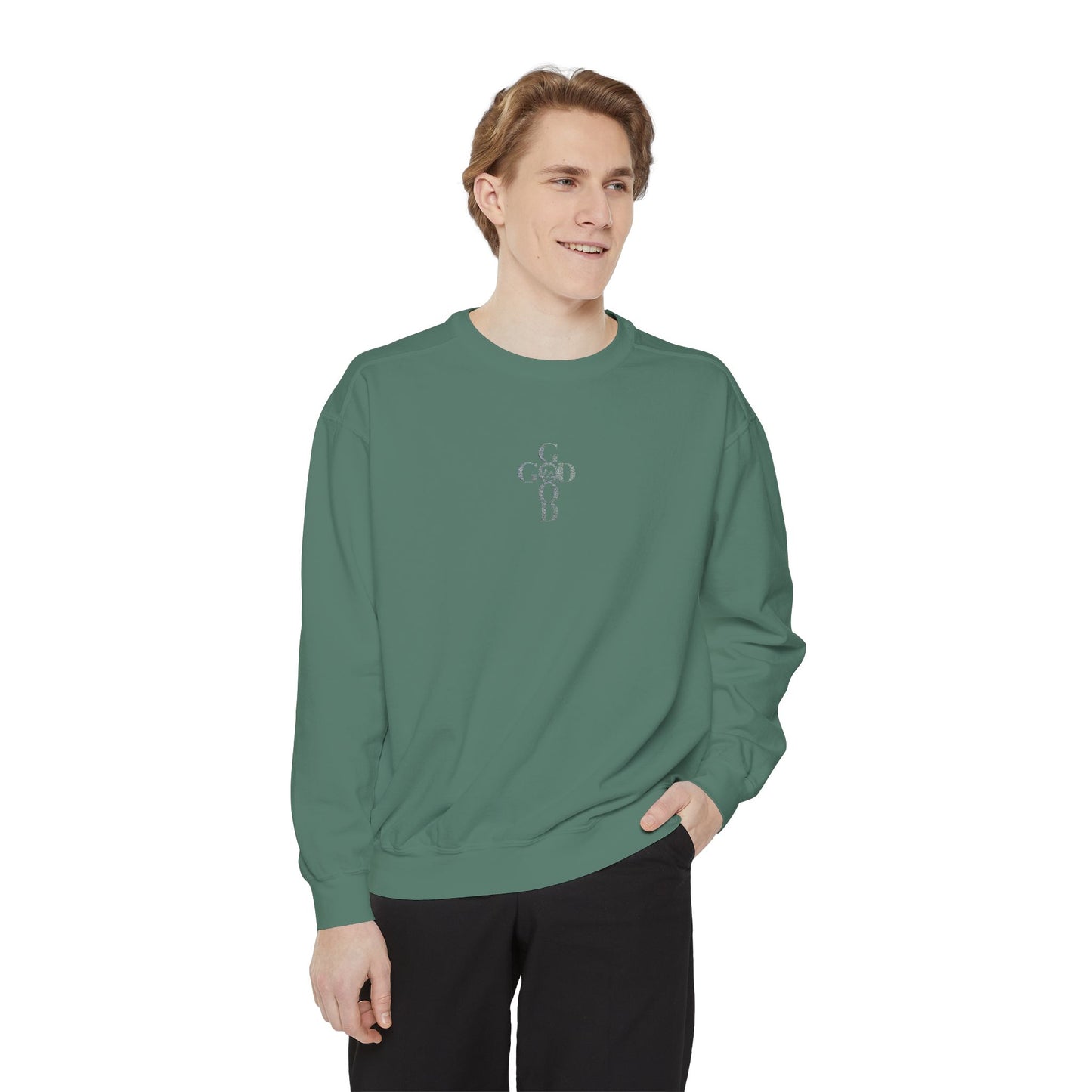 Cozy Sweatshirt  "God is Good"