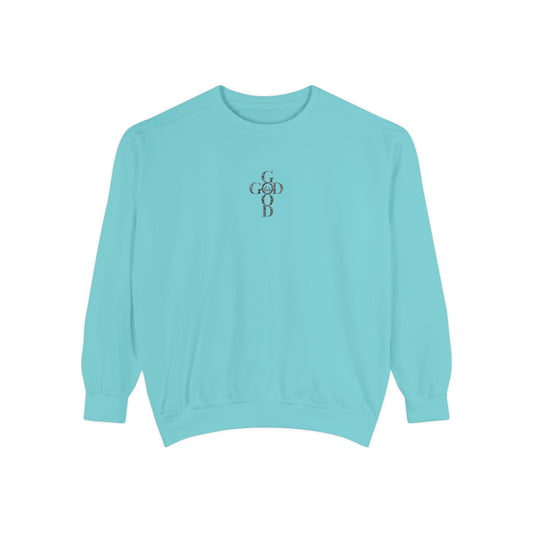 Cozy Sweatshirt  "God is Good"