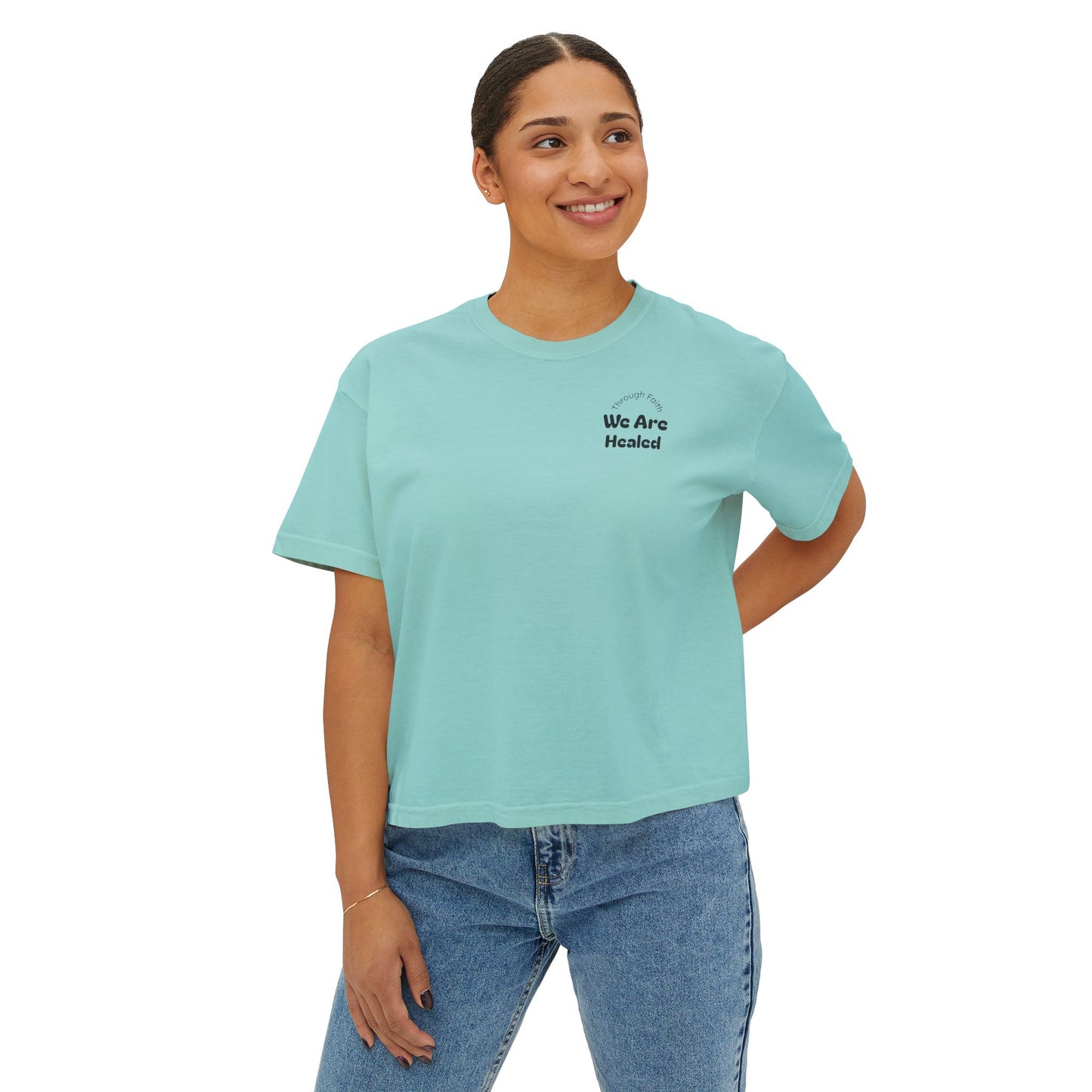 Women's Boxy "Faith" Tee