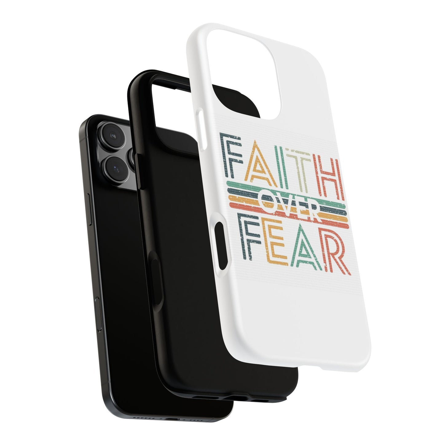 Faith Over Fear Phone Case, Tough Cases