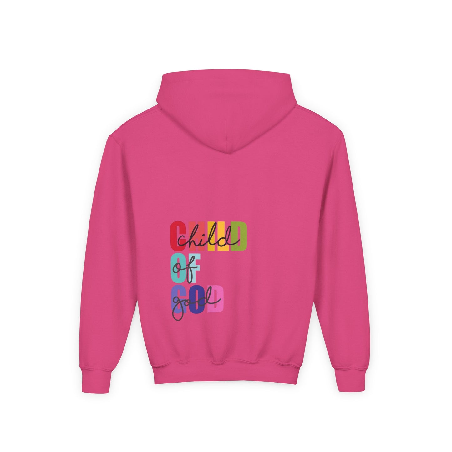 Colorful "Child of God" Youth Hoodie