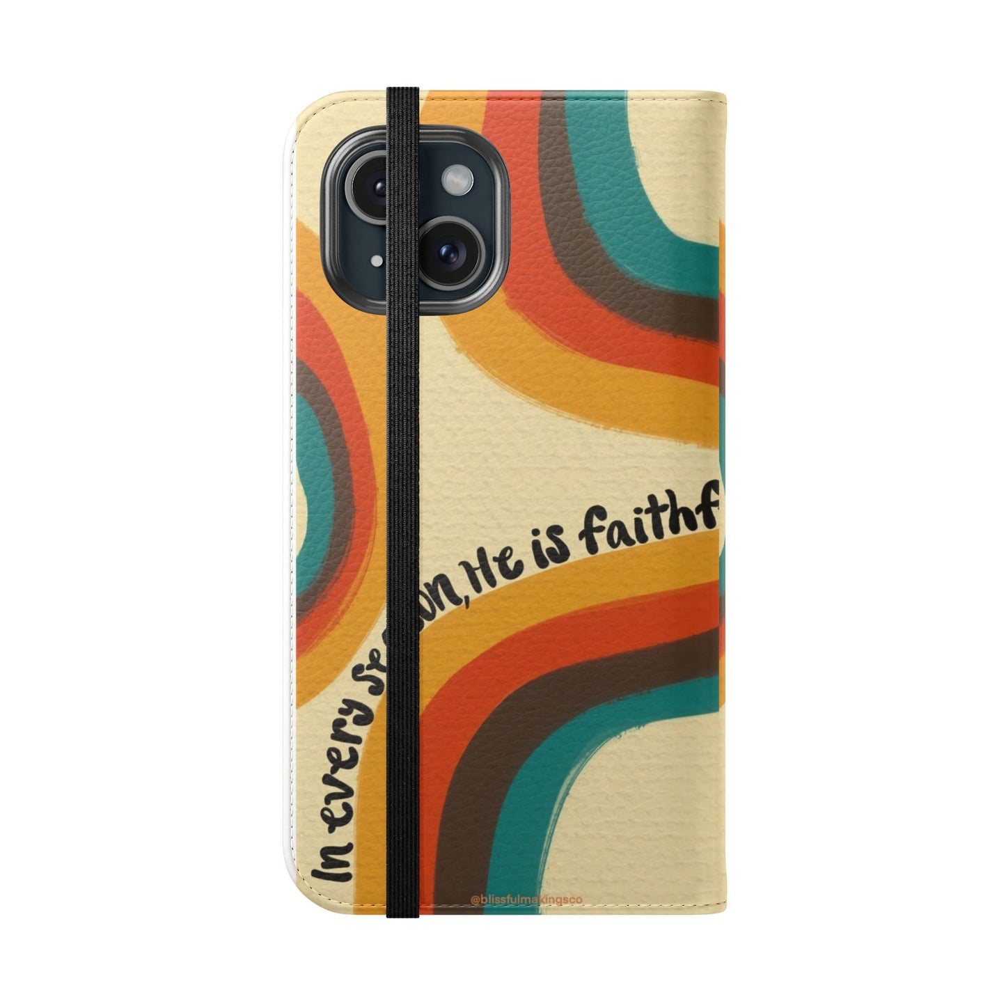 Faithful Seasons Flip Case, Stylish Phone Protector