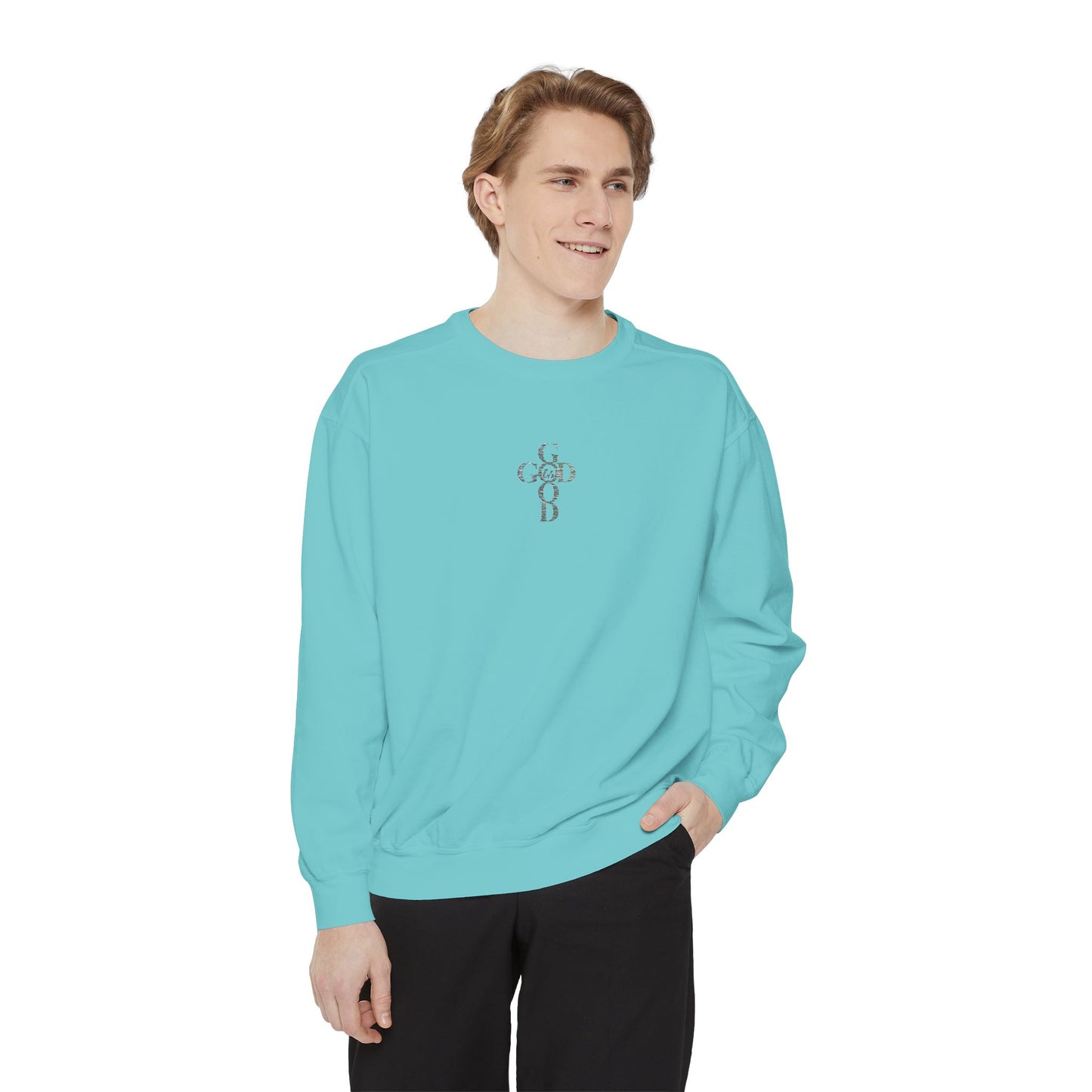 Cozy Sweatshirt  "God is Good"