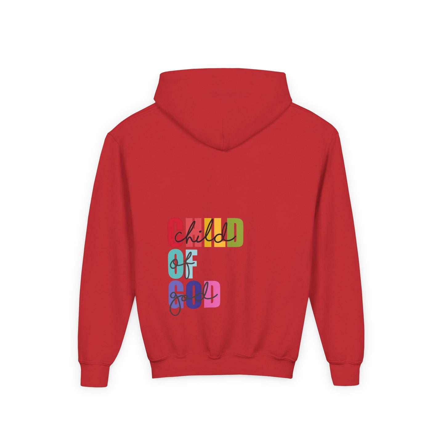Colorful "Child of God" Youth Hoodie