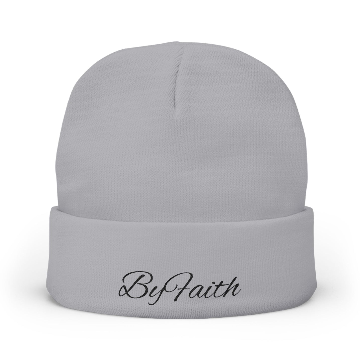 Stylish Embroidered Knit Beanie, Cozy Winter Hat, Faith-Inspired Accessory, Perfect Gift for Him or Her, Casual Everyday Wear