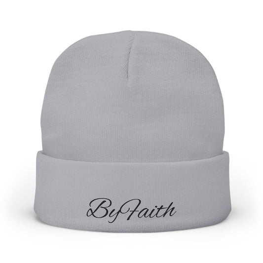 Stylish Embroidered Knit Beanie, Cozy Winter Hat, Faith-Inspired Accessory, Perfect Gift for Him or Her, Casual Everyday Wear