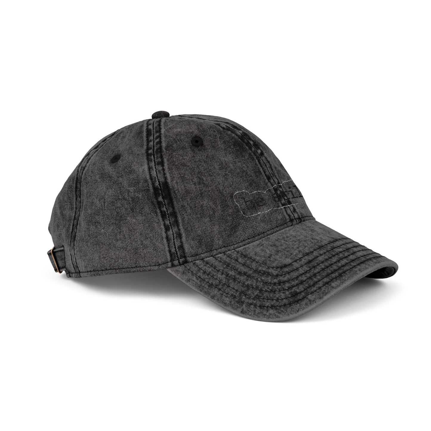 Vintage Embroidered Cap -"Be Still"