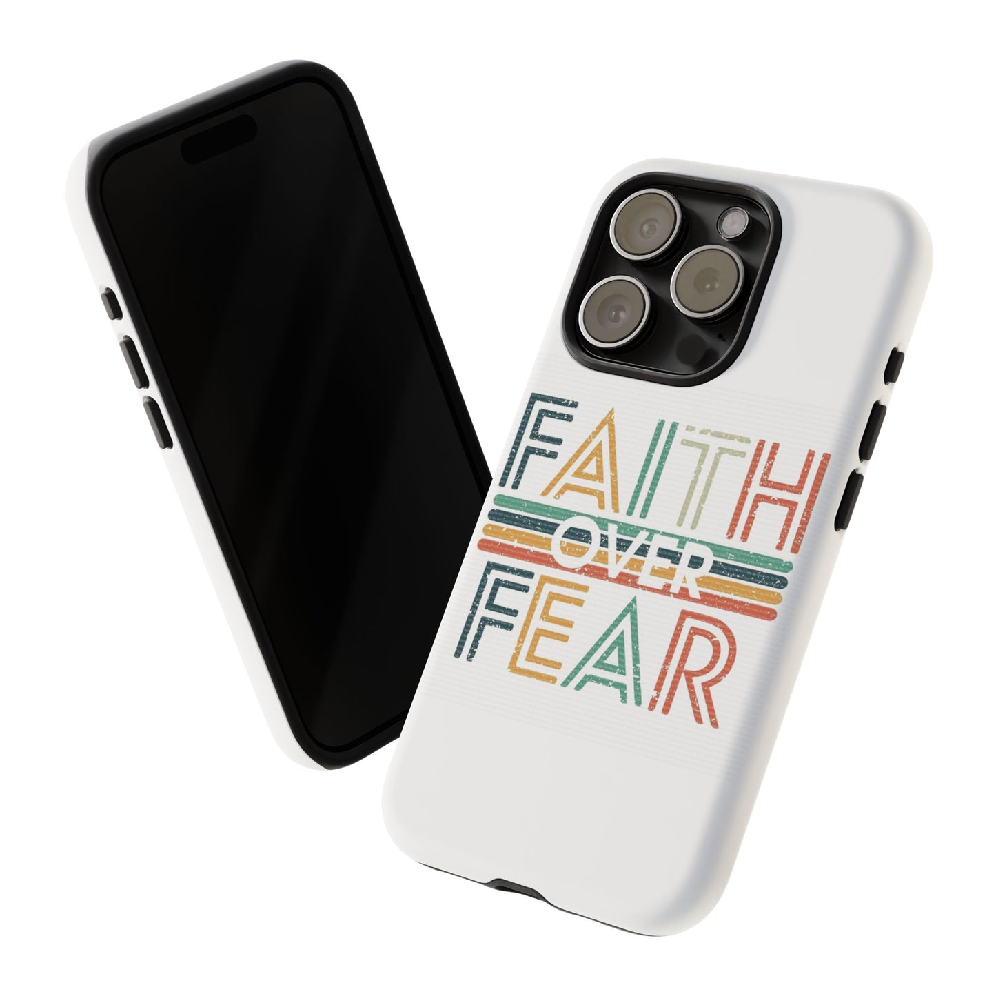 Faith Over Fear Phone Case, Tough Cases