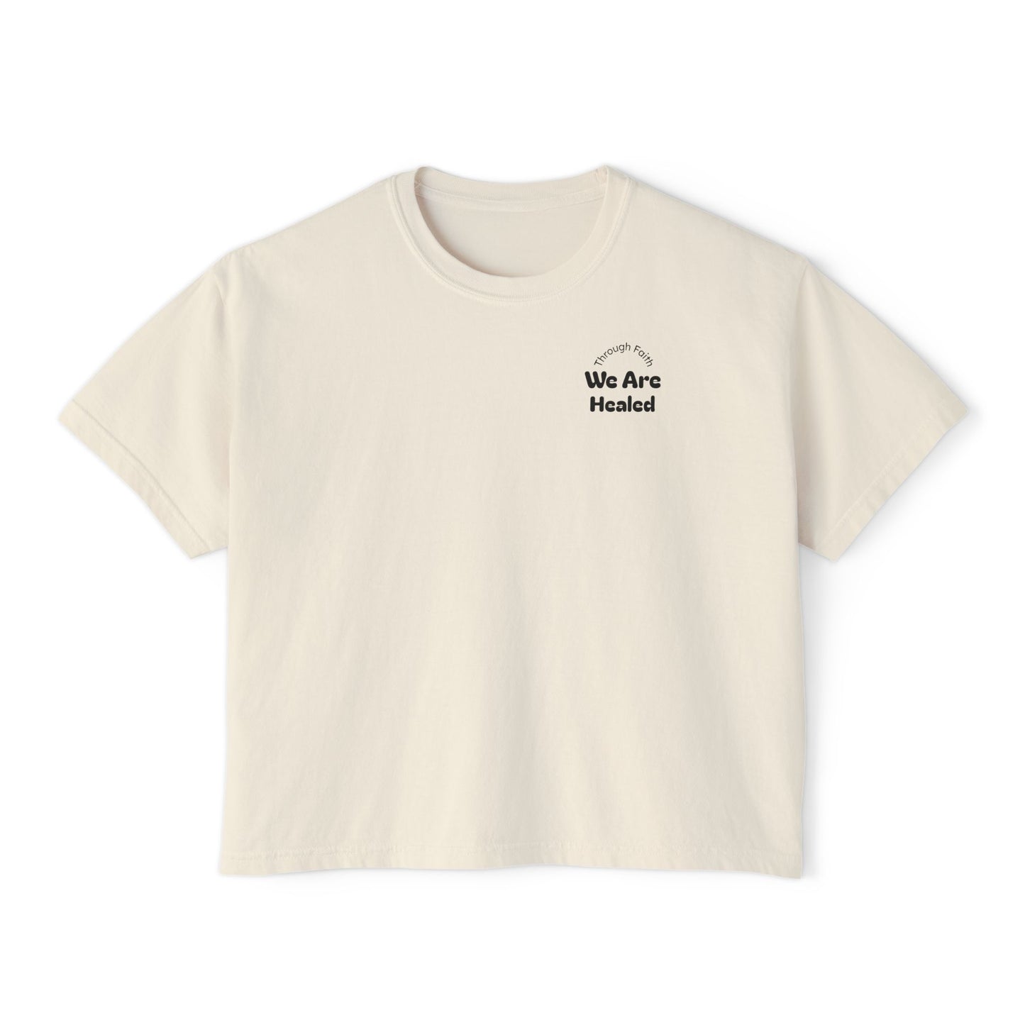 Women's Boxy "Faith" Tee
