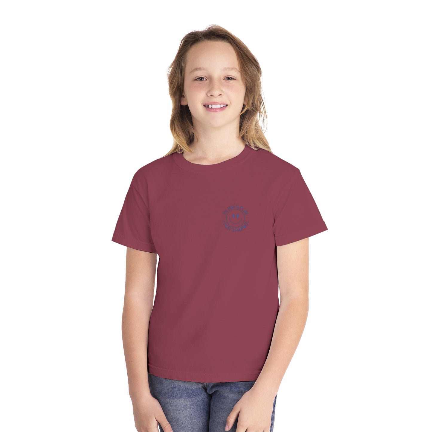 Youth Smiley Face Midweight Tee