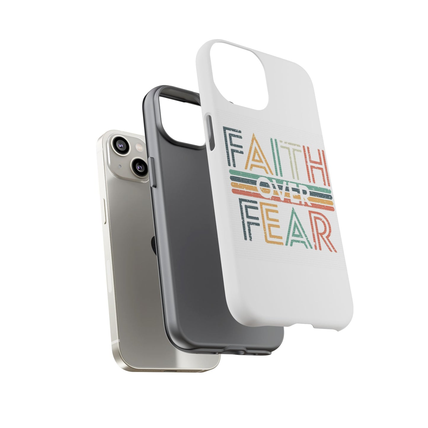 Faith Over Fear Phone Case, Tough Cases