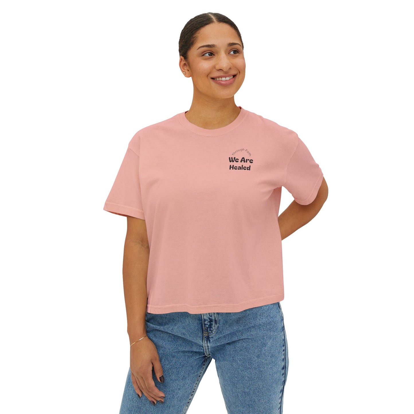 Women's Boxy "Faith" Tee