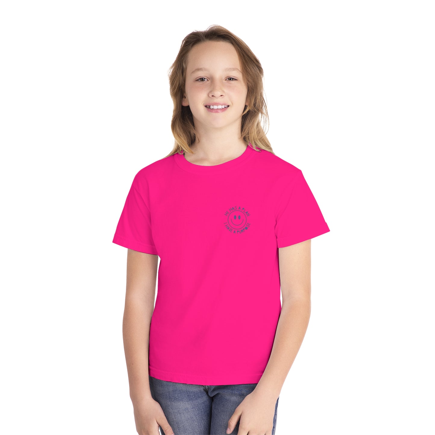 Youth Smiley Face Midweight Tee