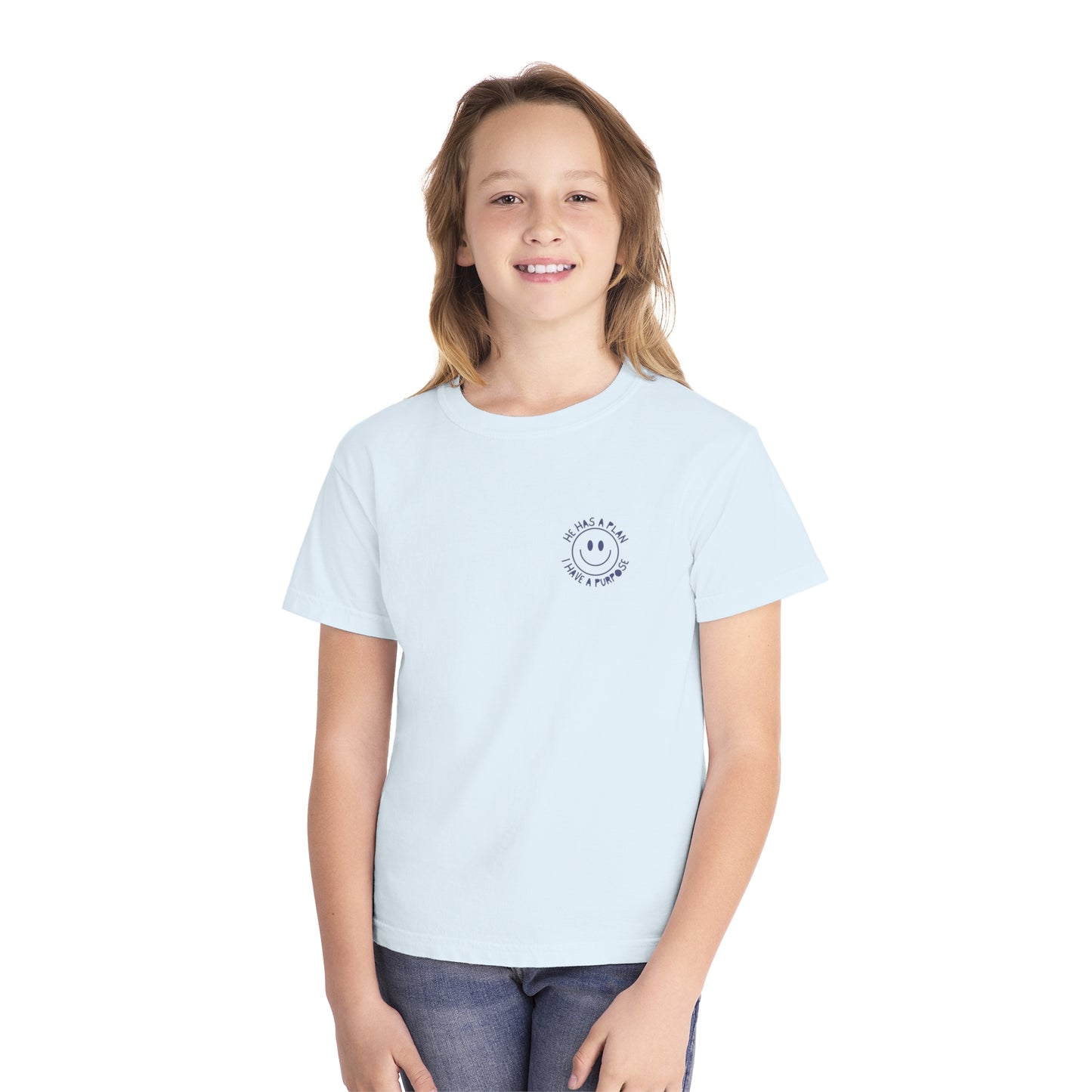 Youth Smiley Face Midweight Tee