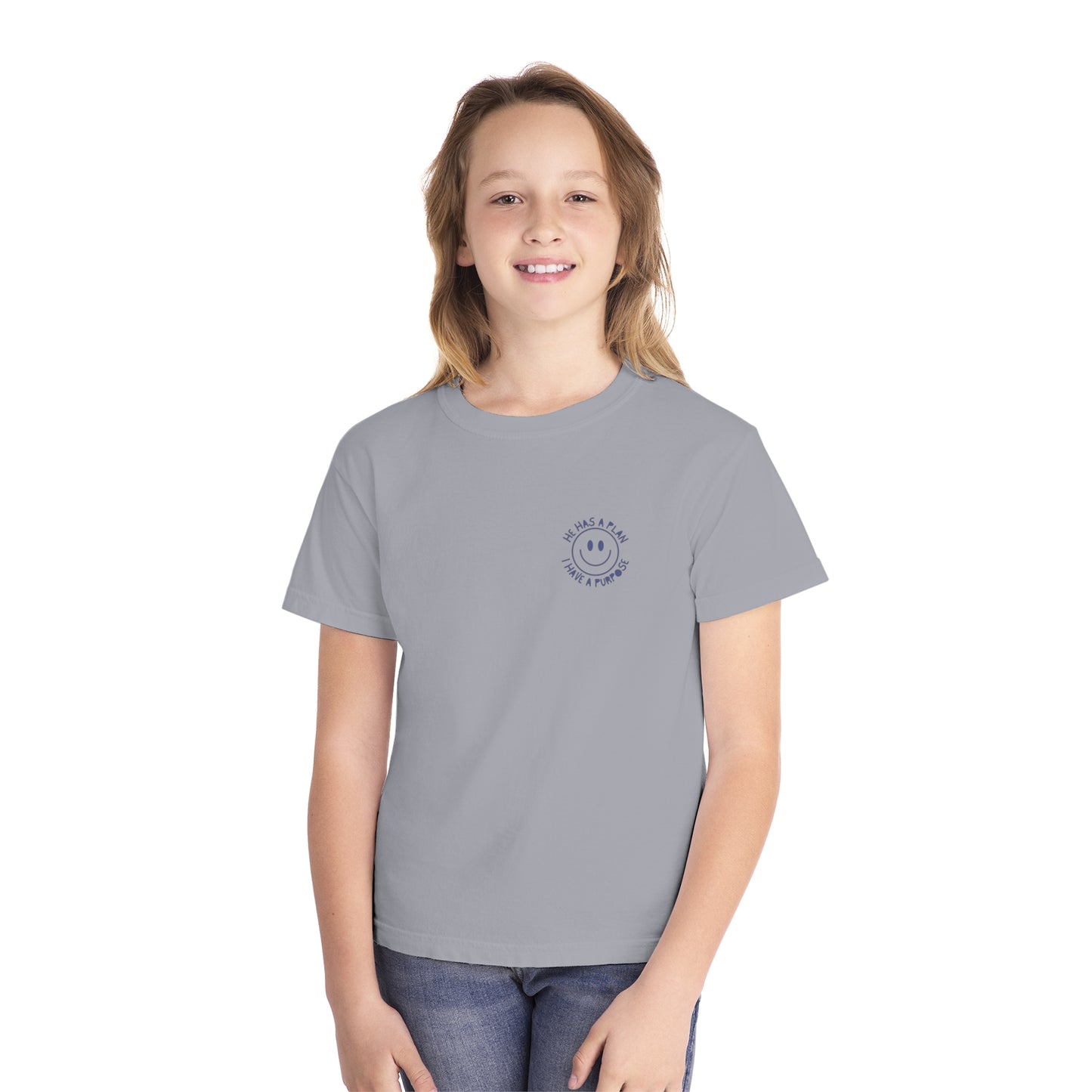 Youth Smiley Face Midweight Tee
