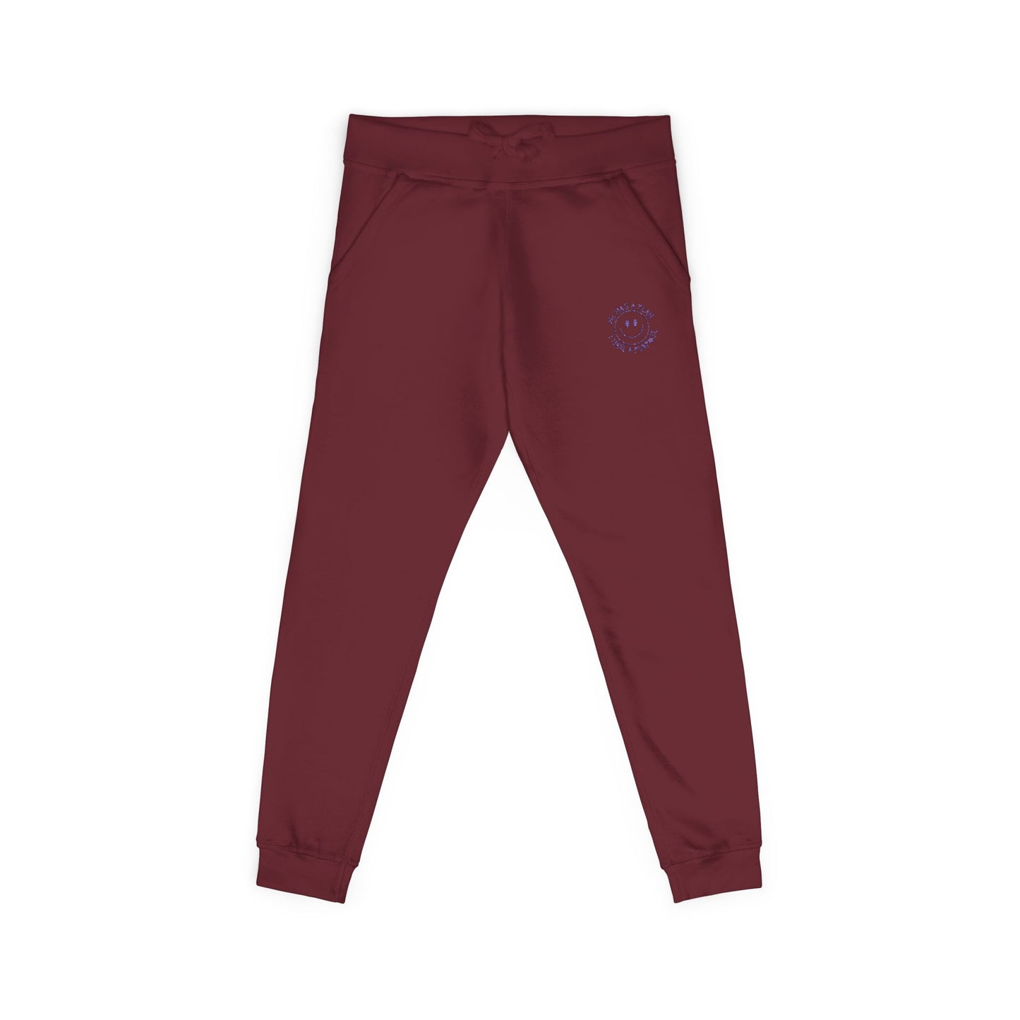 Cozy Embroidered "God has a plan" Fleece Sweatpants
