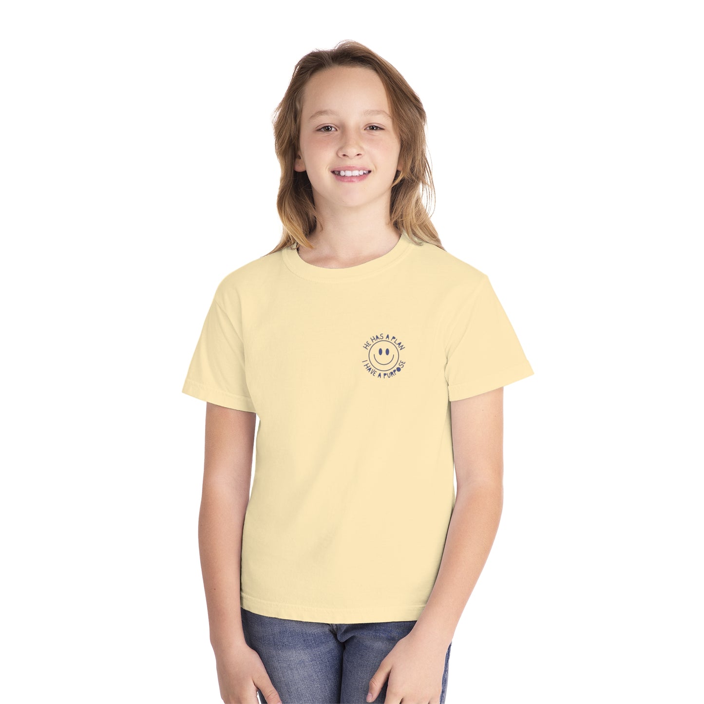 Youth Smiley Face Midweight Tee