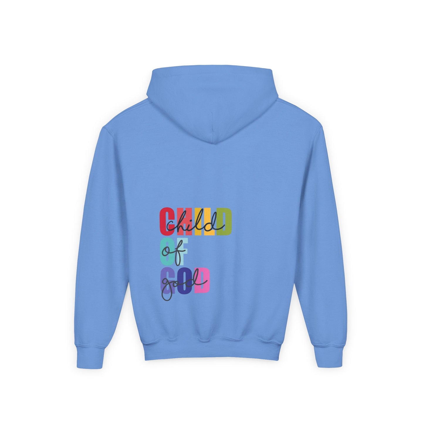 Colorful "Child of God" Youth Hoodie