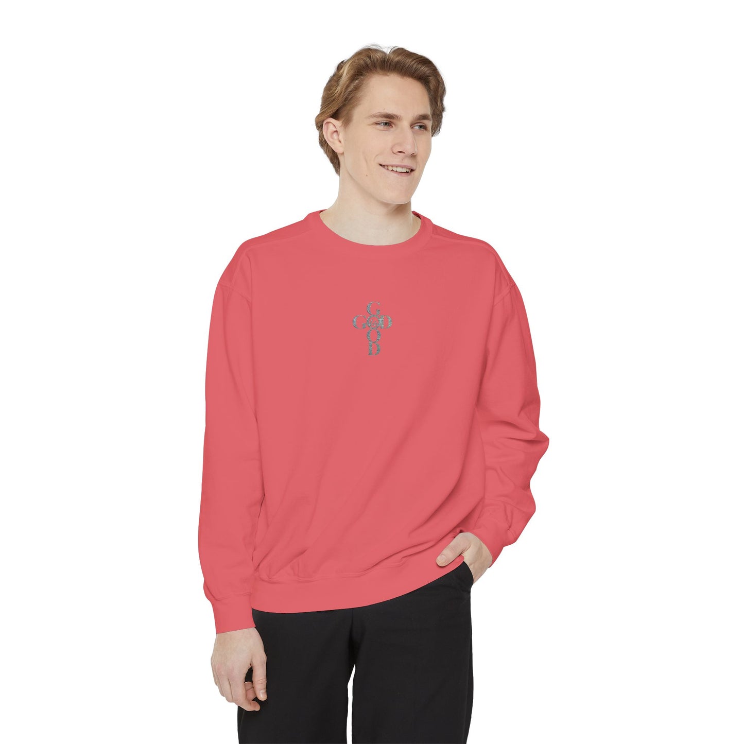 Cozy Sweatshirt  "God is Good"