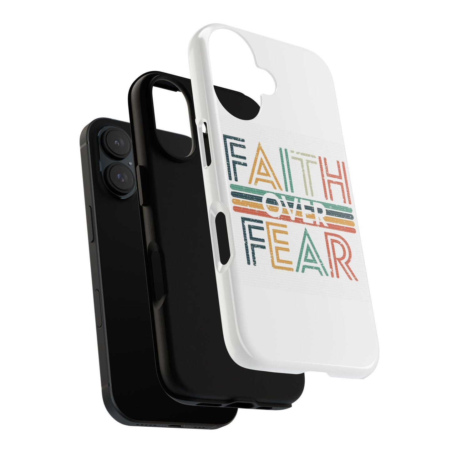 Faith Over Fear Phone Case, Tough Cases