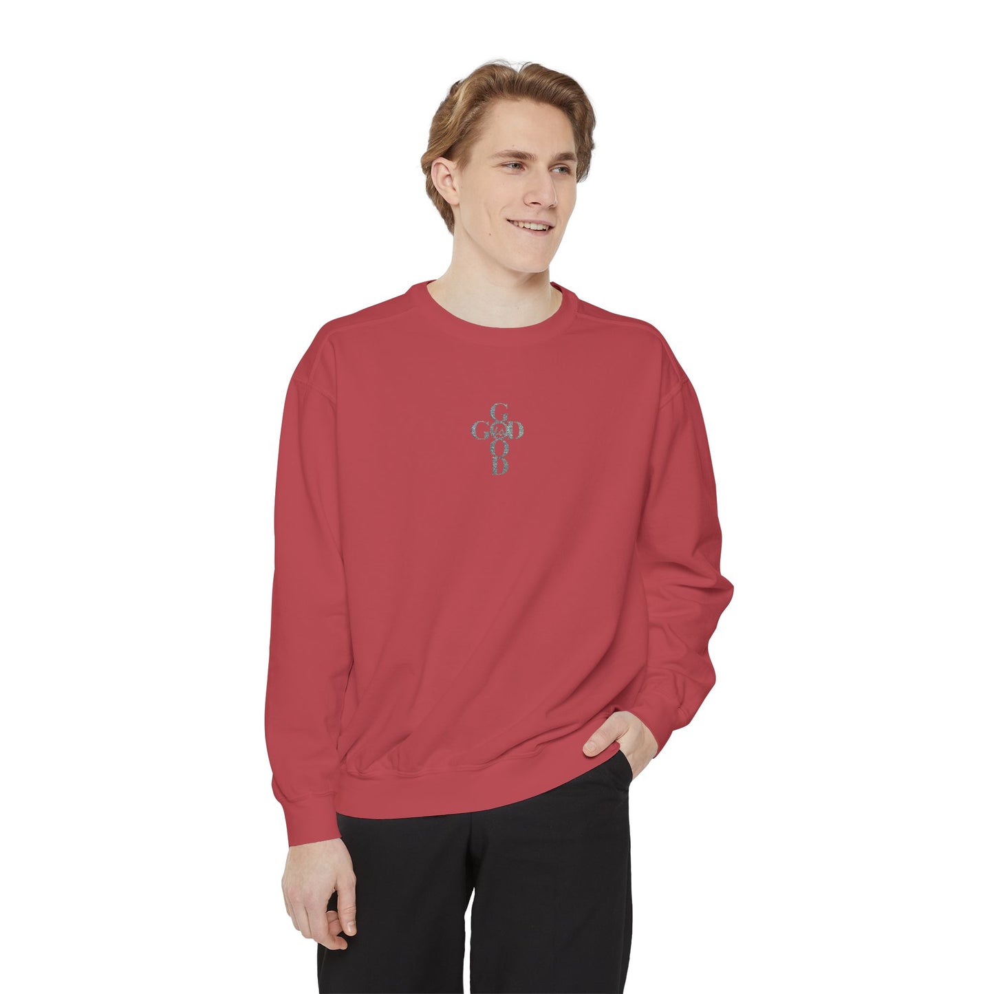 Cozy Sweatshirt  "God is Good"