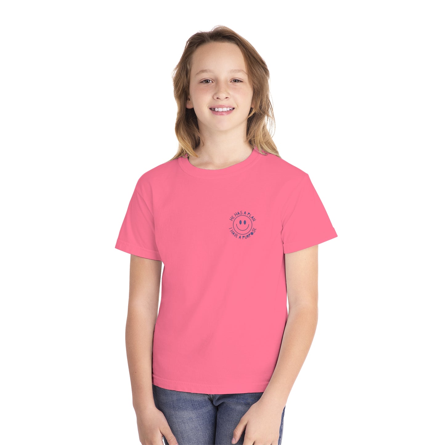 Youth Smiley Face Midweight Tee