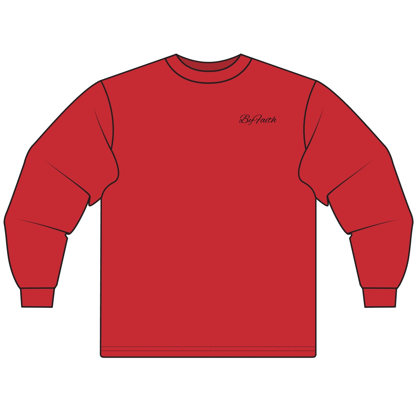 Gold Lion and Lamb Long Sleeve T-Shirt