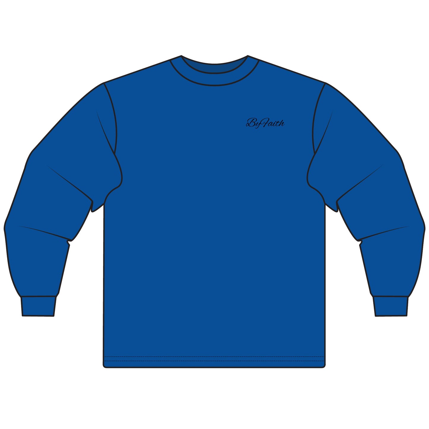 Gold Lion and Lamb Long Sleeve T-Shirt