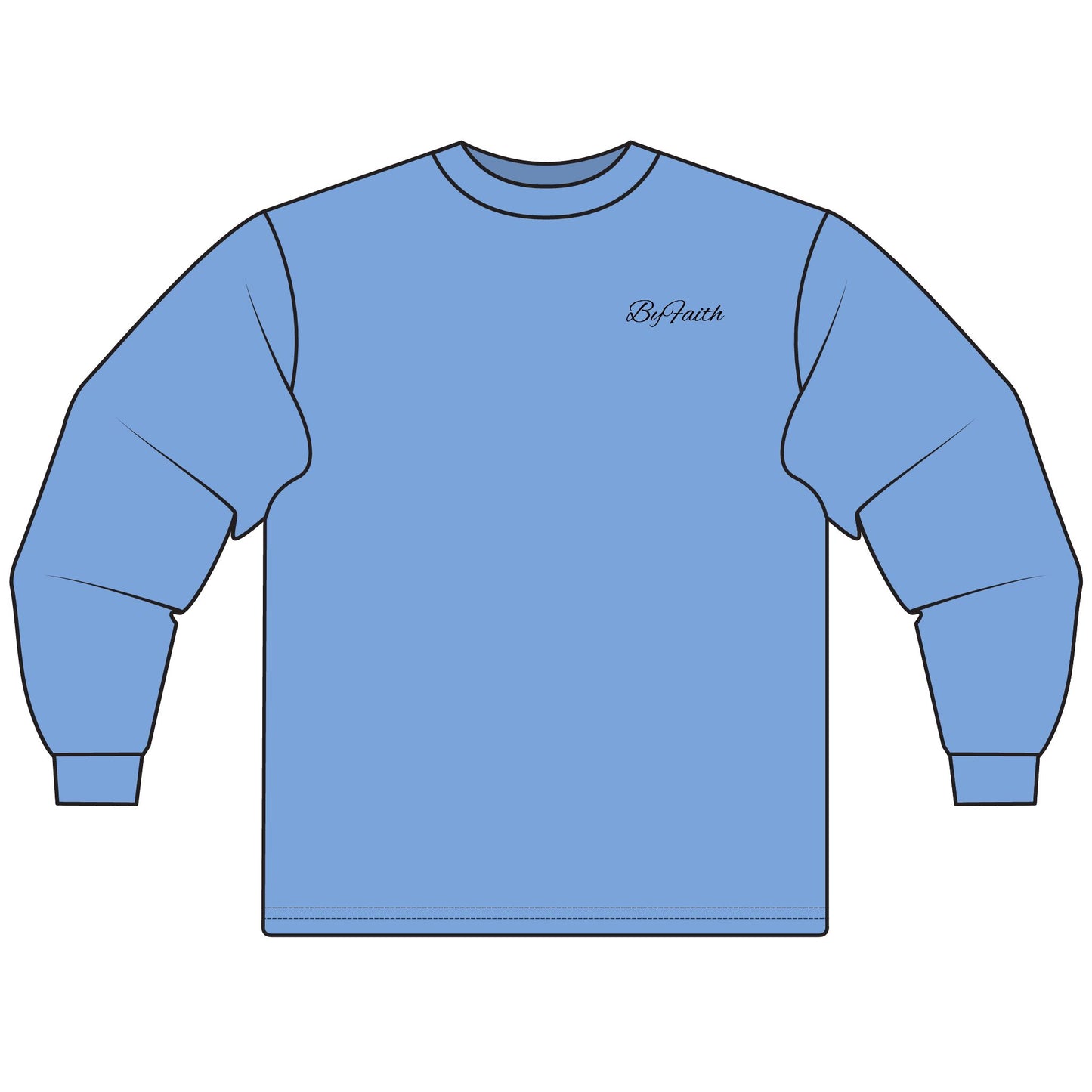 Gold Lion and Lamb Long Sleeve T-Shirt