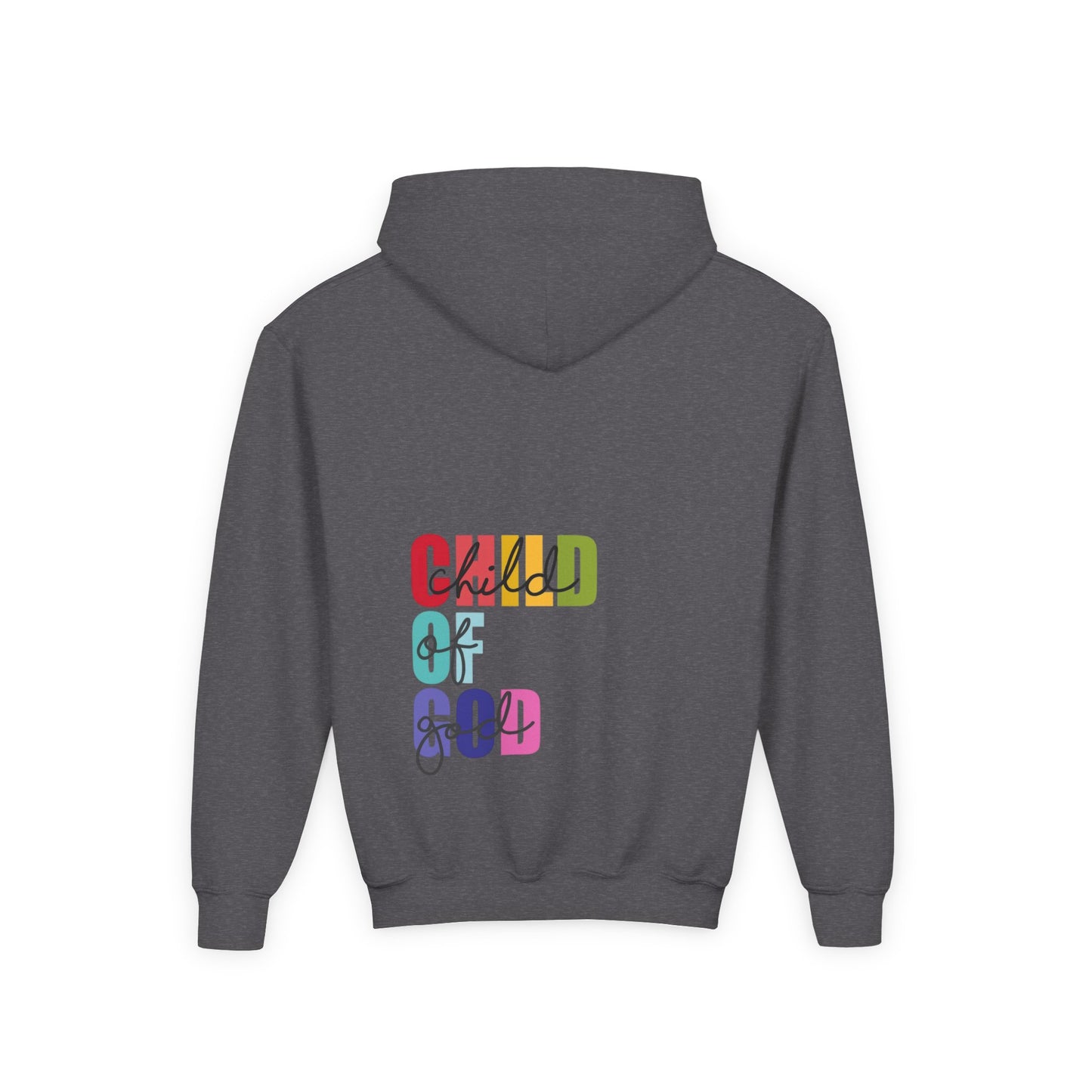 Colorful "Child of God" Youth Hoodie