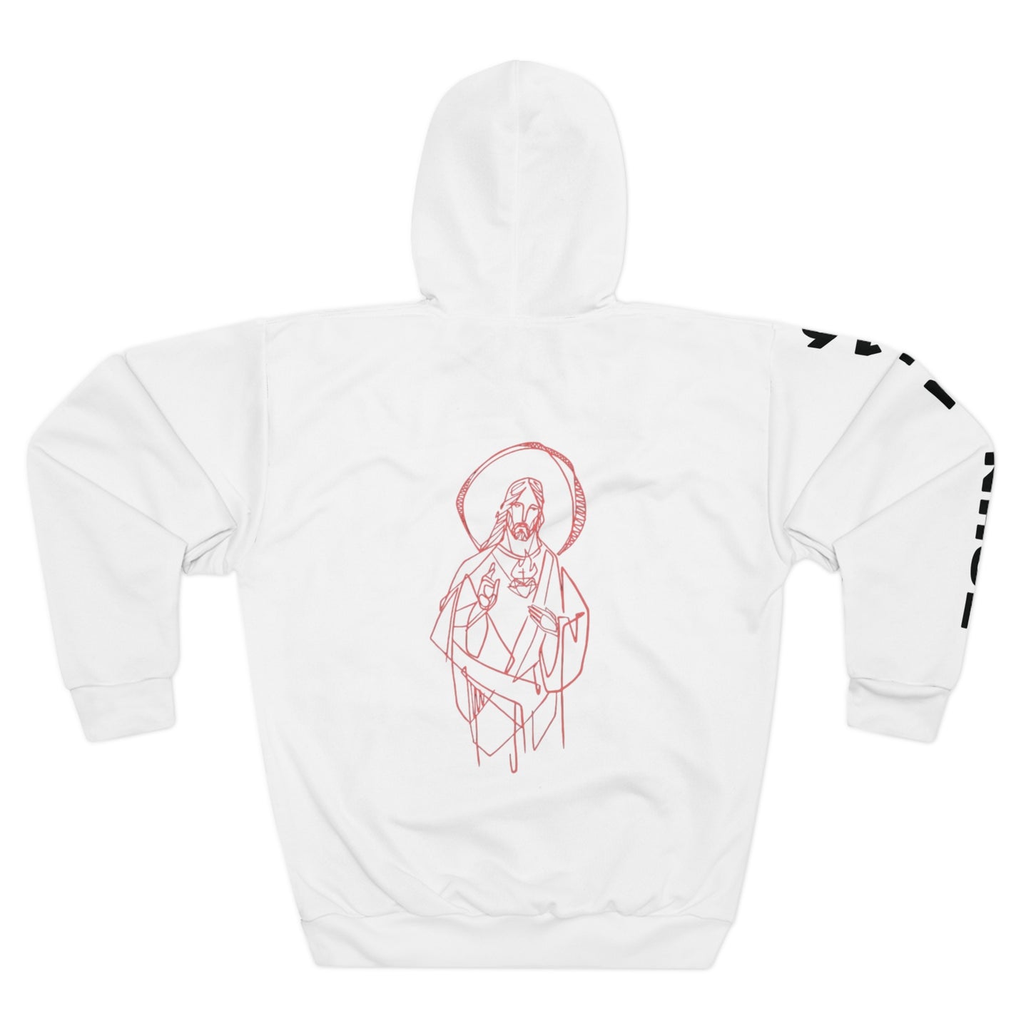 Minimalist "Sacred Heart" Pullover Hoodie