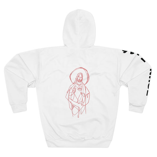 Minimalist "Sacred Heart" Pullover Hoodie